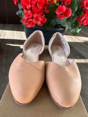 Toms Women's D'Orsay Flats in Nude